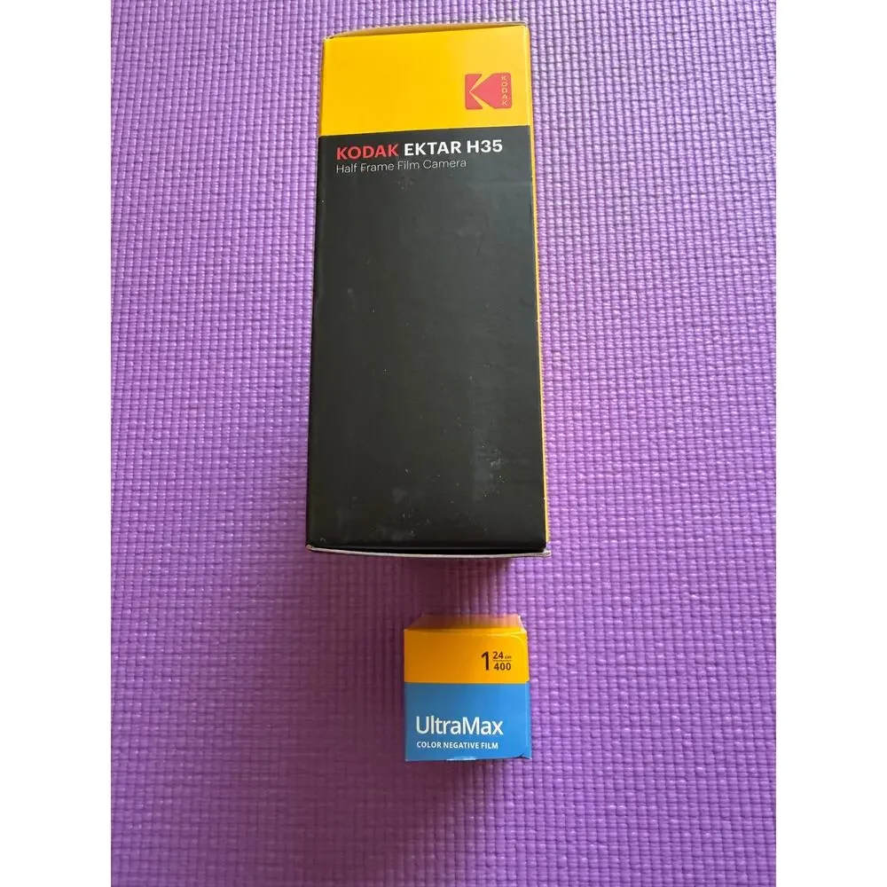 New Kodak Ektar H35 Half Frame 35mm Film Camera Sage + UltraMax 400 Film